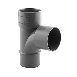 Culotte PVC évacuation 87° mâle/femelle D.40