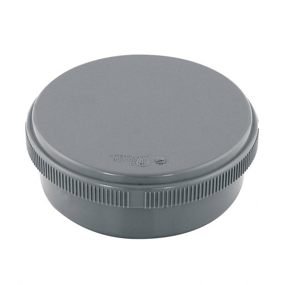 Bouchon PVC évacuation D.100