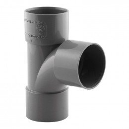 Culotte PVC évacuation 87° femelle/femelle D.40