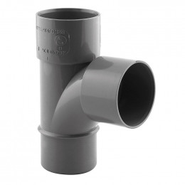 Culotte PVC évacuation 87° mâle/femelle D.40