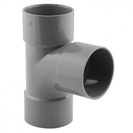 Culotte PVC évacuation 87° femelle/femelle D.50