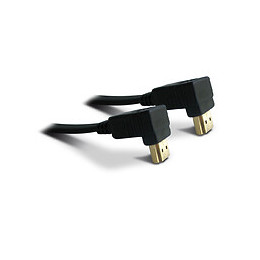 CORDON HDMI HIGH SPEED COUDE