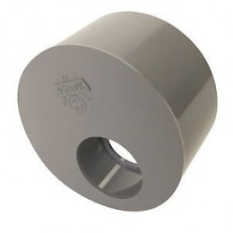 Tampon de réduction pvc à coller diamètre m100/f40 mm nicoll
