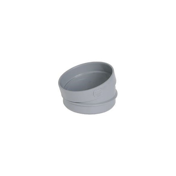Secteur de coude pvc mf à coller 30° diamètre 100 mm nicoll