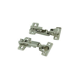 Charnière invisible d.26mm - 90° - pose en applique - 6 pièces