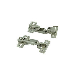 Charnière invisible d.26mm - 90° - pose en applique - 6 pièces