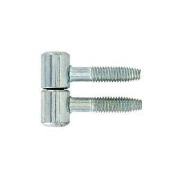 Fiche à visser acier zingué 9mm - 2 pièces