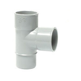 Culotte PVC évacuation bâtiment FF 87°30 DN40 couleur blanc