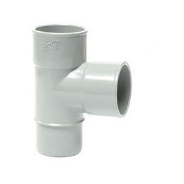 Culotte PVC évacuation bâtiment FF 87°30 DN40 couleur blanc