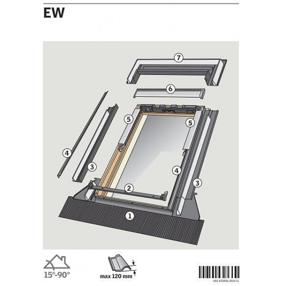 Raccord remplacement jusqu'à 120mm de EW UK04 0000
