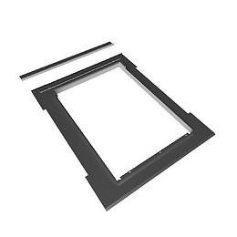 Raccord d'étanchéité pour fenêtre de toit FAKRO ELV 55x78 ardoise