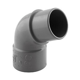 Coude PVC évacuation 67° mâle/femelle D.32
