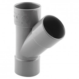 Culotte PVC évacuation 45° femelle/femelle D.32