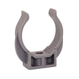 Collier de fixation lyre PVC évacuation D.32