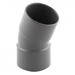 Coude PVC évacuation 20° femelle/femelle D.40