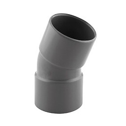 Coude PVC évacuation 20° femelle/femelle D.32