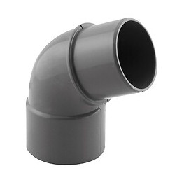 Coude PVC évacuation 67° mâle/femelle D.40
