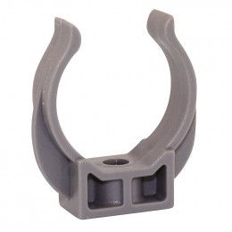 Collier de fixation lyre PVC évacuation D.32