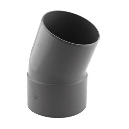 Coude PVC évacuation 20° mâle/femelle D.100