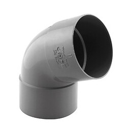 Coude PVC évacuation 67° femelle/femelle D.80