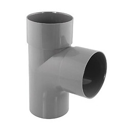 Culotte PVC évacuation 87° mâle/femelle D.80