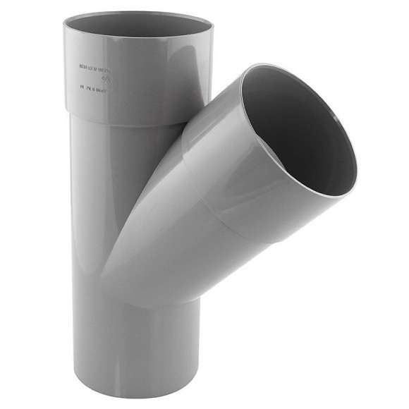 Culotte PVC évacuation 45° mâle/femelle D.100