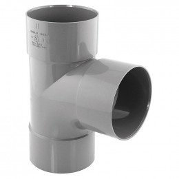 Culotte PVC évacuation 87° femelle/femelle D.80