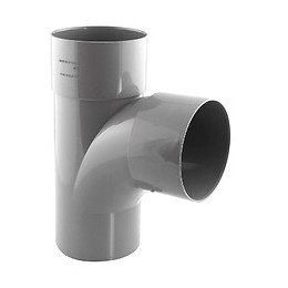 Culotte PVC évacuation 87° mâle/femelle D.100