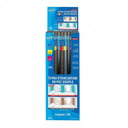 Fronton pour présentoir tuyaux évacuation PVC souples