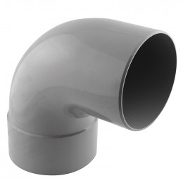 Coude PVC évacuation 87° mâle/femelle D.125