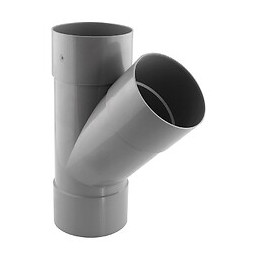 Culotte PVC évacuation 45° femelle/femelle D.100