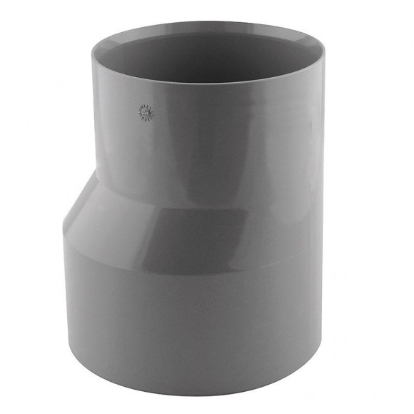 Réduction excentrée PVC mâle/femelle D.125x100