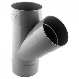 Culotte PVC évacuation 45° femelle/femelle D.125