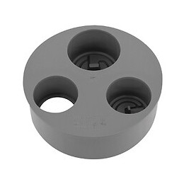 Tampon de réduction PVC triple operculé D.100x40/32/32