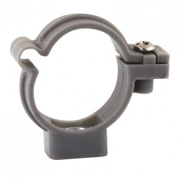 Collier de fixation charnière PVC évacuation D.32