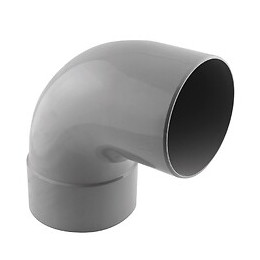 Coude PVC évacuation 87° mâle/femelle D.125