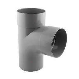 Culotte PVC évacuation 87° mâle/femelle D.125