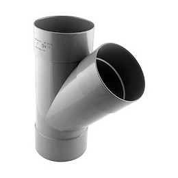 Culotte PVC évacuation 45° femelle/femelle D.125