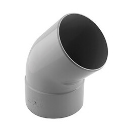 Coude PVC évacuation 45° mâle/femelle D.125