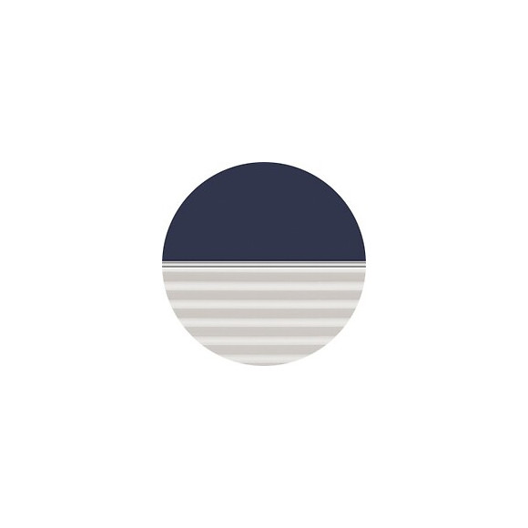 Store duo occultant beige + plissé blanc DFD S06 1100S