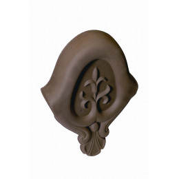 Fronton décoratif Brun Masse