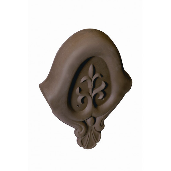 Fronton décoratif Brun Masse