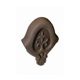 Fronton décoratif Brun Masse