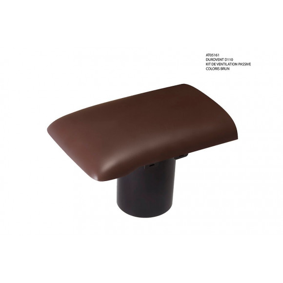 Durovent Kit ventilation passive D110mm Brun