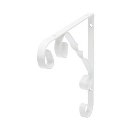 Equerre décorative d'ornement blanche 20x20cm