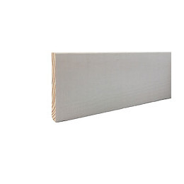Plinthe Sapin brut sciage Blanc 10x70 L.2.05m