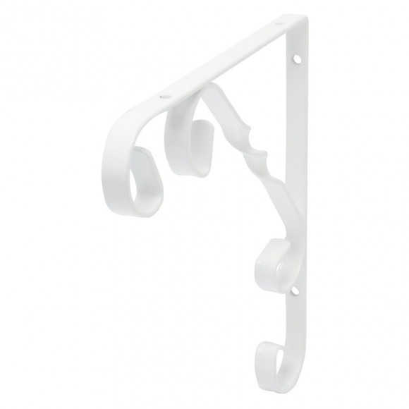 Equerre décorative d'ornement blanche 20x20cm