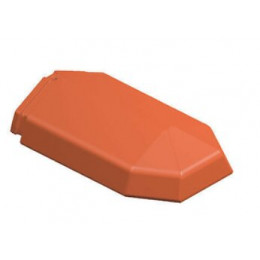 Arêtier d'about à Pans Rouge Naturel