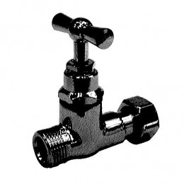 Robinet d'arret chrome 12x17mm