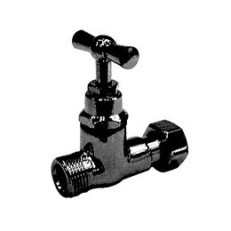 Robinet d'arret chrome 12x17mm